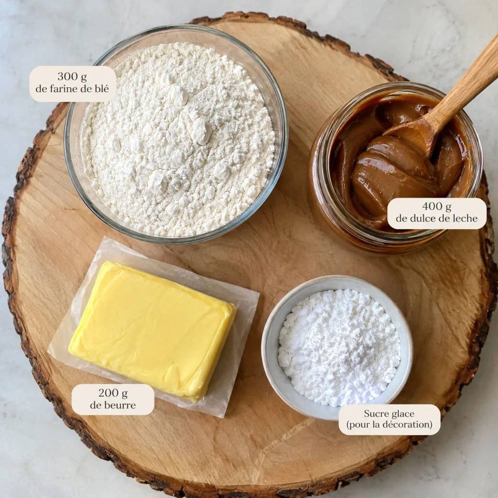 Alfajores de Dulce de Leche de 3 Ingredientes - Sin Fallar 1 INGREDIENTES 3